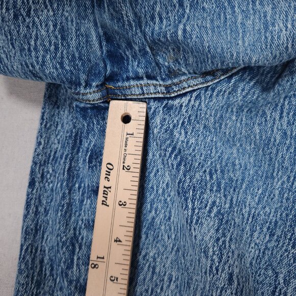 Vintage Sasson Acid Washed Blue Jeans Womens Size 9 Tapered Denim Pants FLAW - Picture 7 of 16